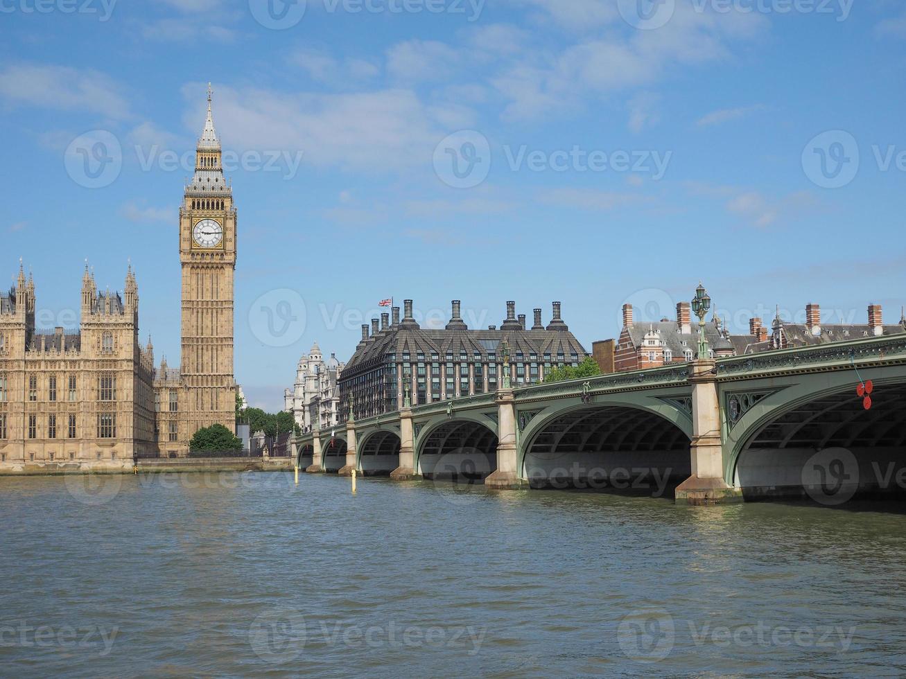 casas do parlamento em Londres foto