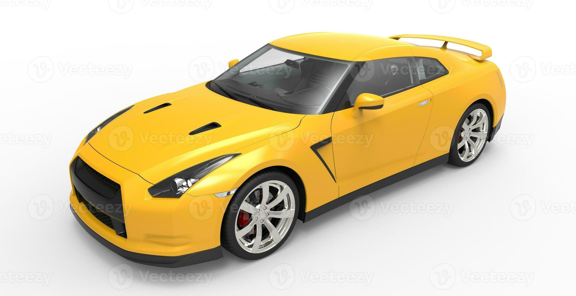 carro esporte amarelo foto