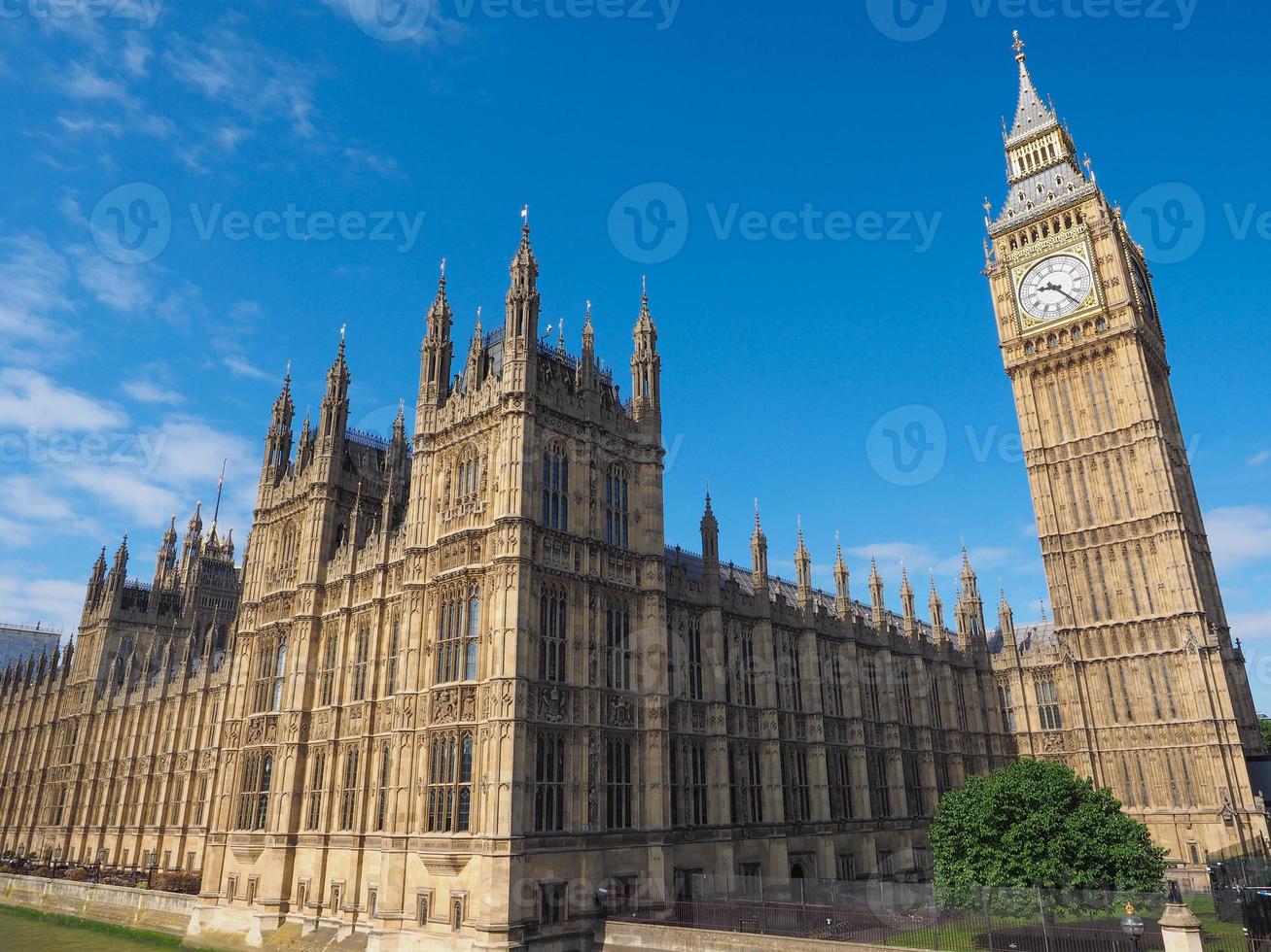 casas do parlamento em Londres foto