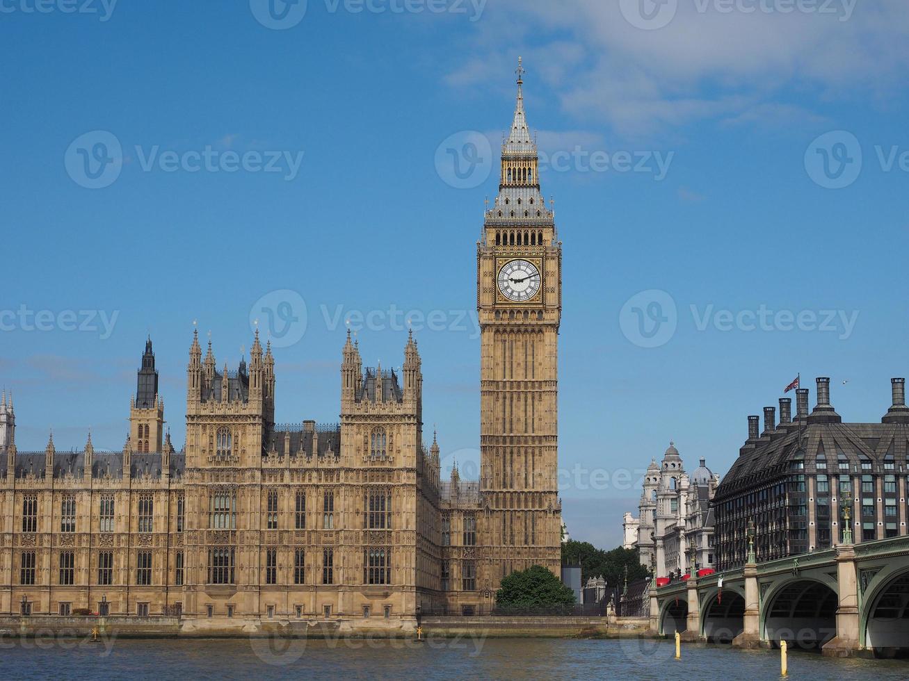 casas do parlamento em Londres foto