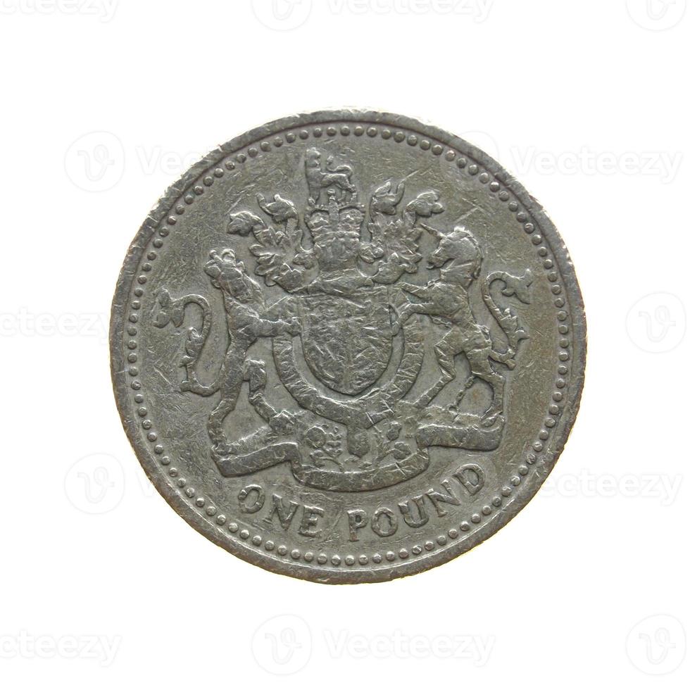 Moeda de 1 libra, Reino Unido foto