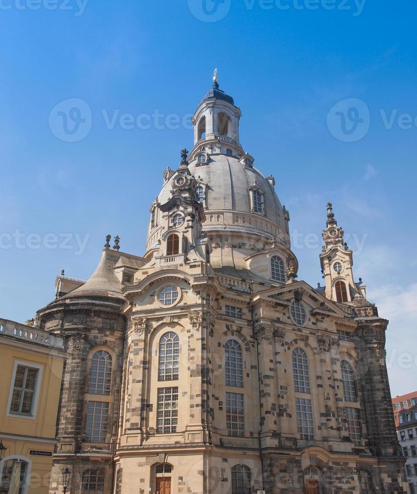 Frauenkirche em Dresden foto