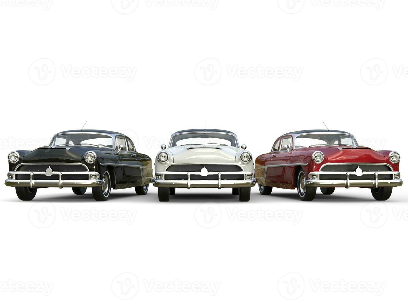 impressionante vintage carros dentro hortelã condição foto