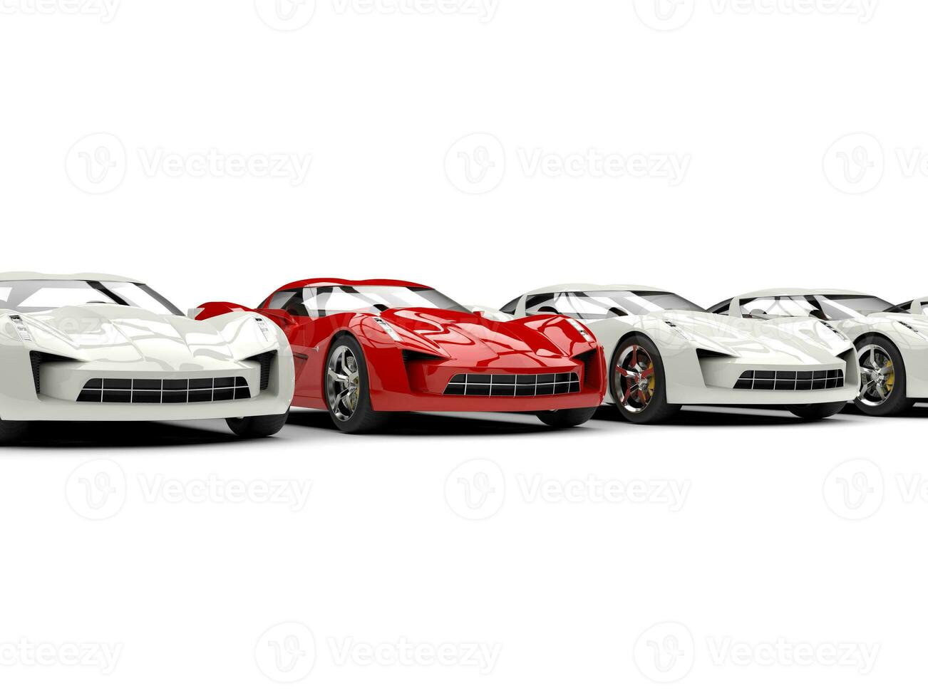 lindo moderno super Esportes carro carrinhos Fora dentro a linha do branco carros foto