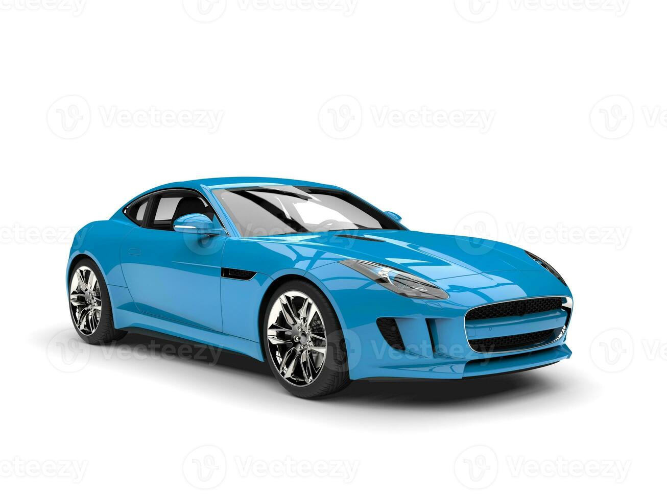 brilhante azul moderno luxo Esportes carro foto