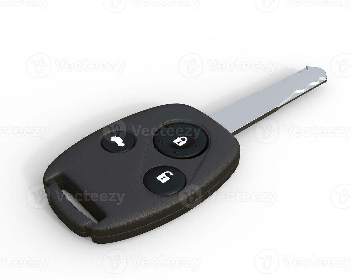 carro chave - botões Visão em branco fundo, ideal para digital e impressão Projeto. foto