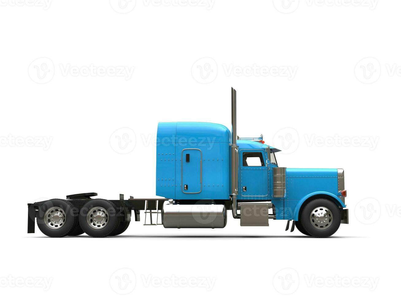 brilhante azul 18 veículo com rodas caminhão - não reboque - lado Visão foto