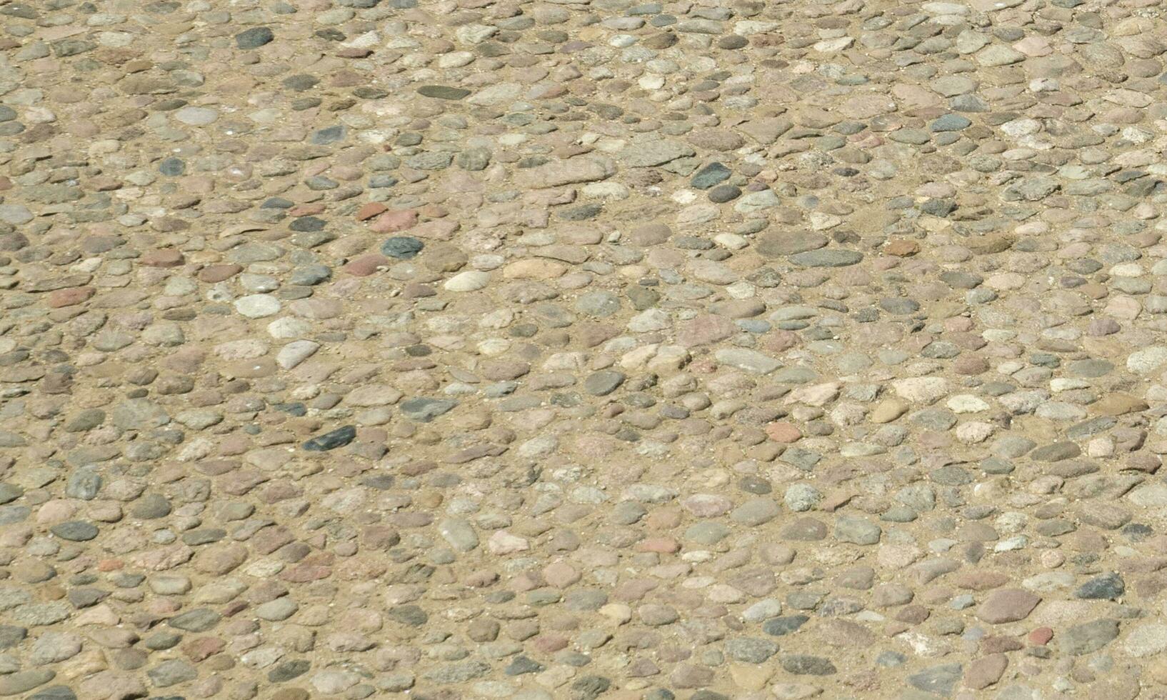 estrada feita de pedras foto
