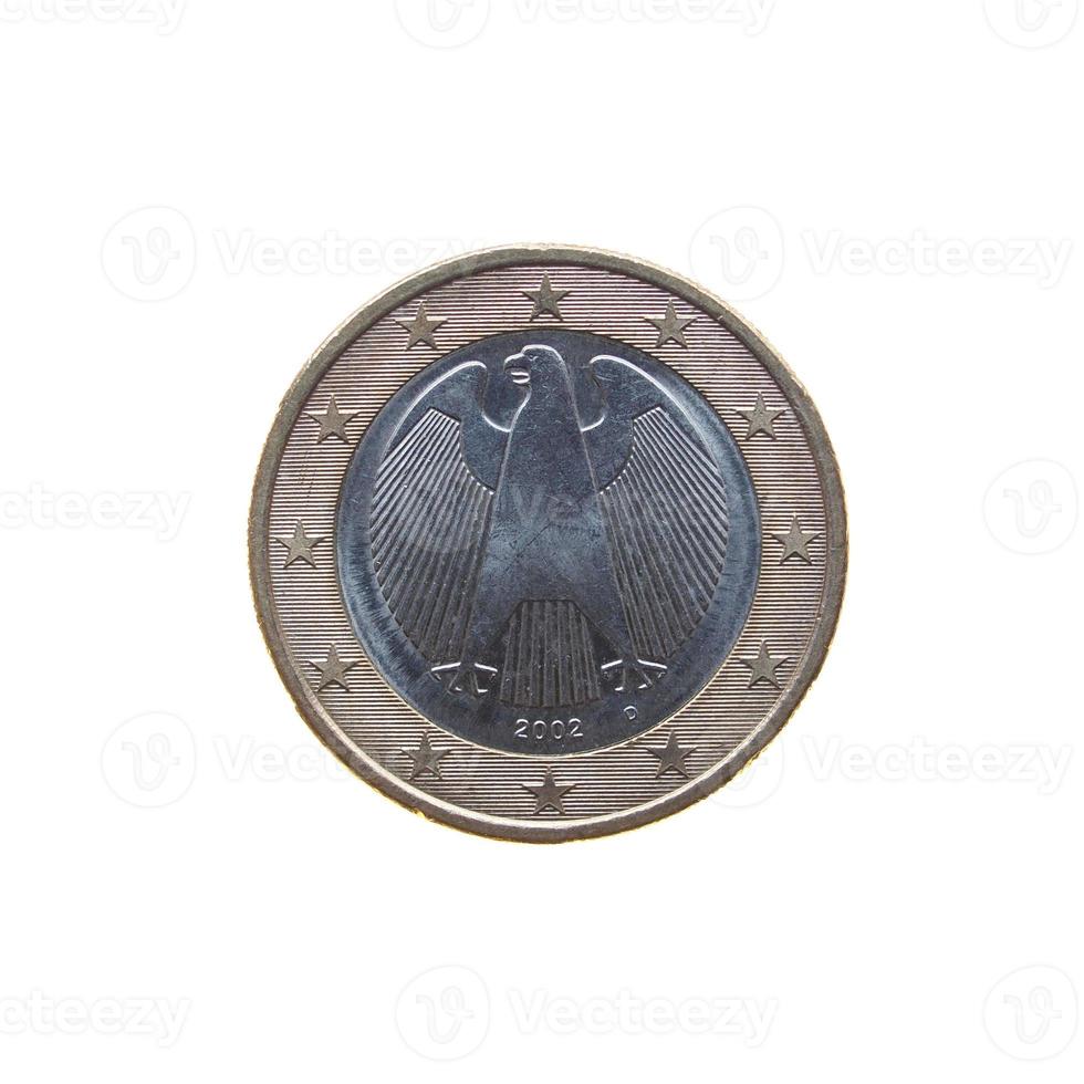 moeda isolada sobre o branco foto