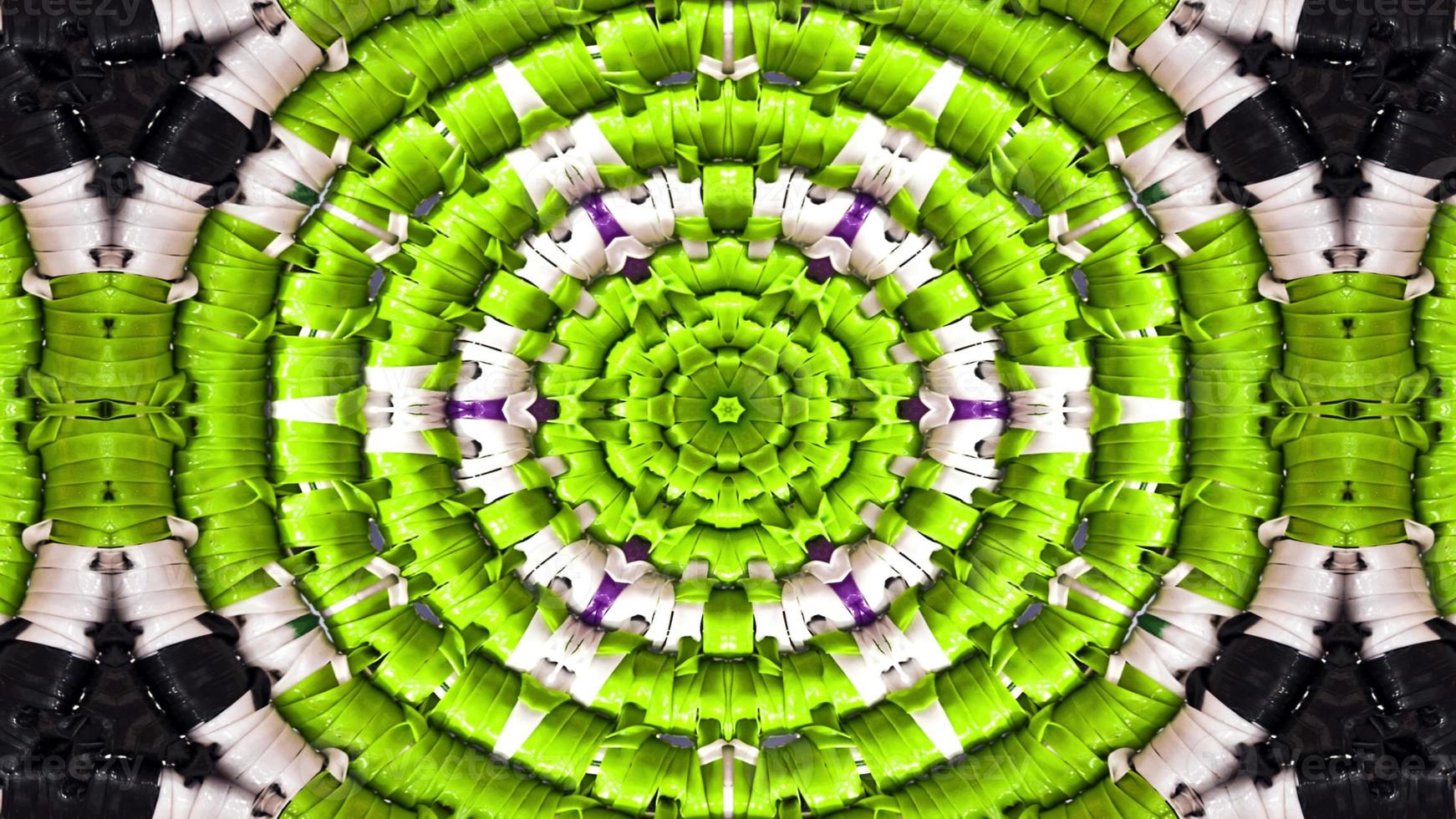caleidoscópio simétrico colorido abstrato foto