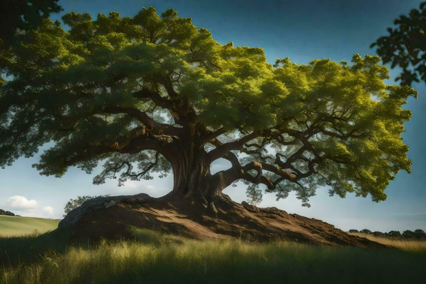 a árvore do vida. gerado por IA foto