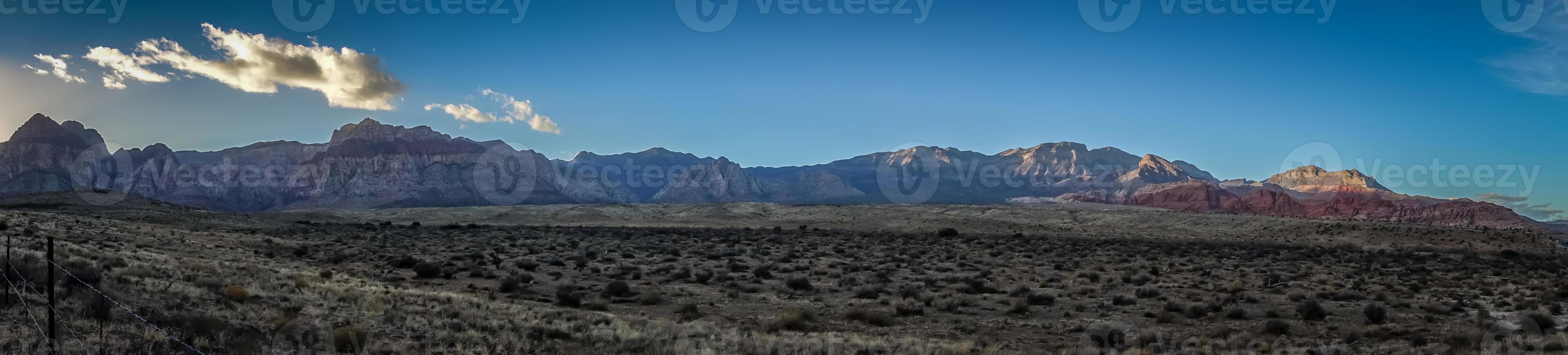 paisagem de red rock canyon perto de las vegas, nevada foto