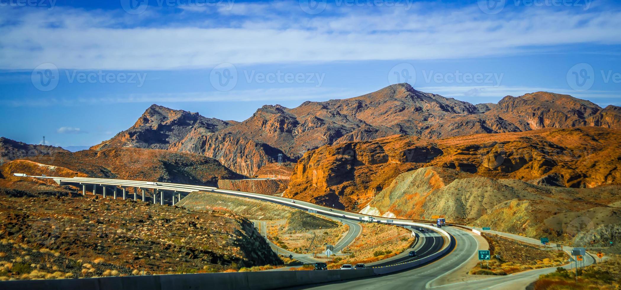 paisagem de red rock canyon perto de las vegas, nevada foto