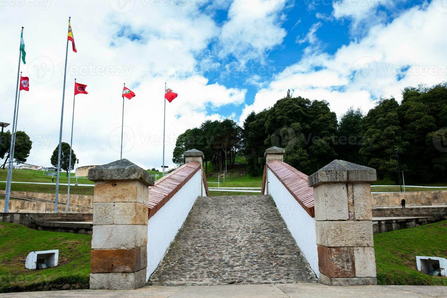 a famoso histórico ponte do boyaca dentro Colômbia. a colombiano independência batalha do boyaca tomou Lugar, colocar aqui em agosto 7, 1819. foto