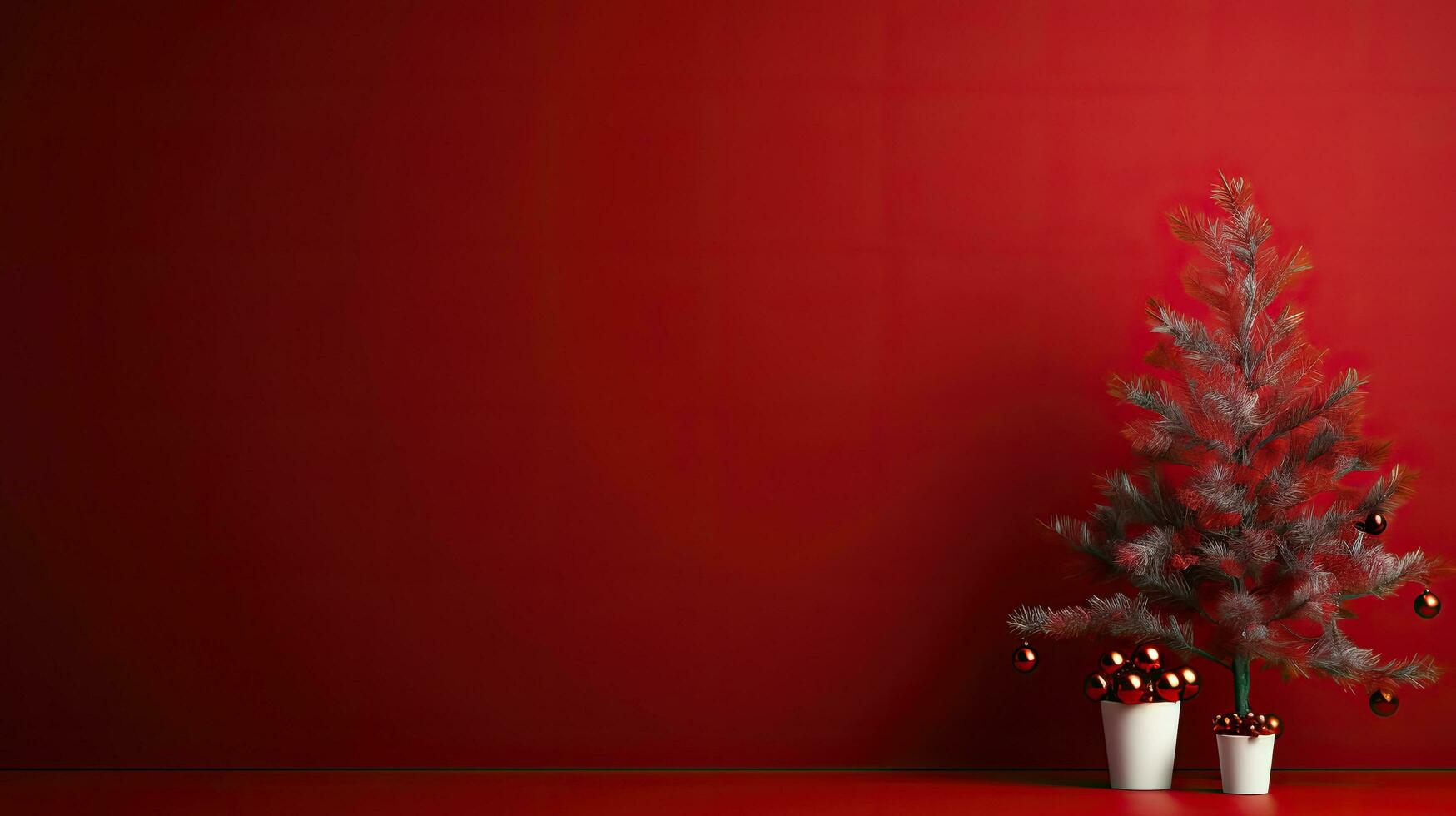 decorado brilhante Natal árvore ampla foto