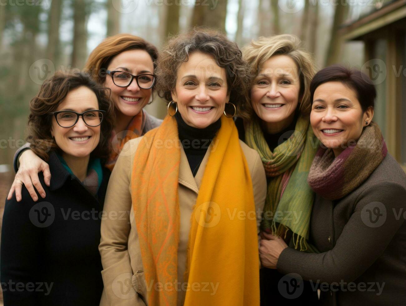 fotografia do mulheres quem lift empoderamento si mesmos ai generativo foto