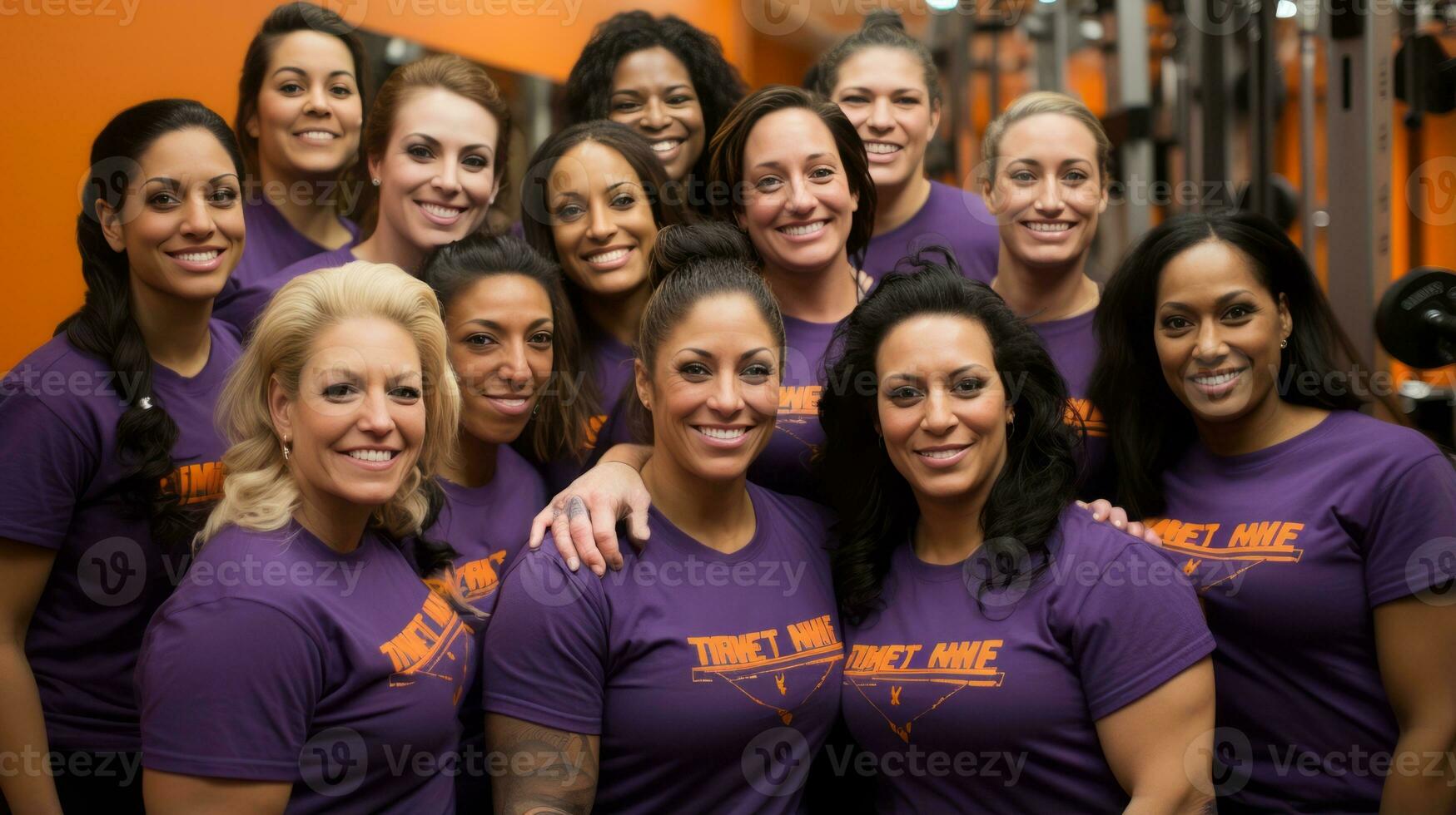 fotografia do mulheres quem lift empoderamento si mesmos ai generativo foto