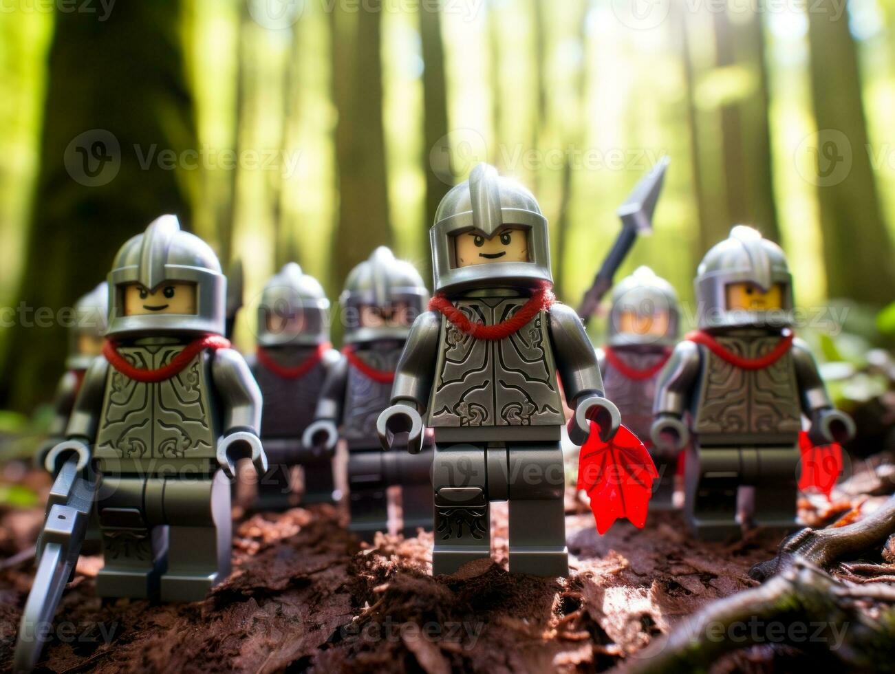 a épico busca do Lego aventureiros ai generativo foto