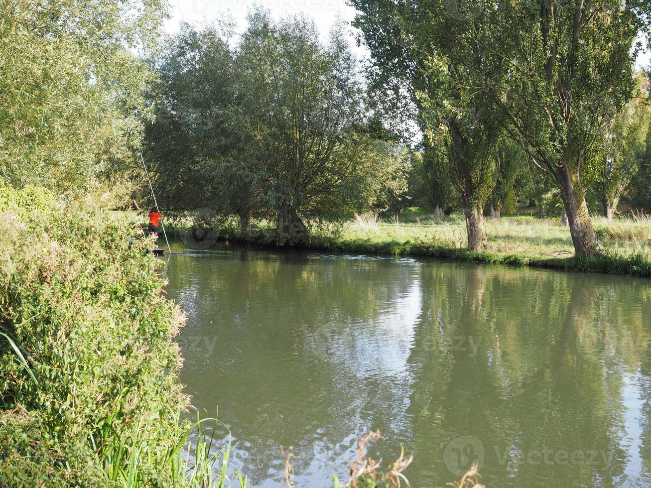 River Cam em Cambridge foto