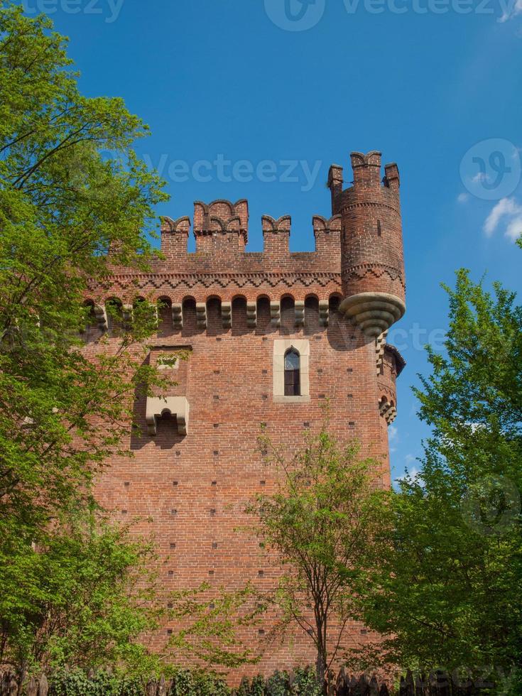 castelo medieval turin foto