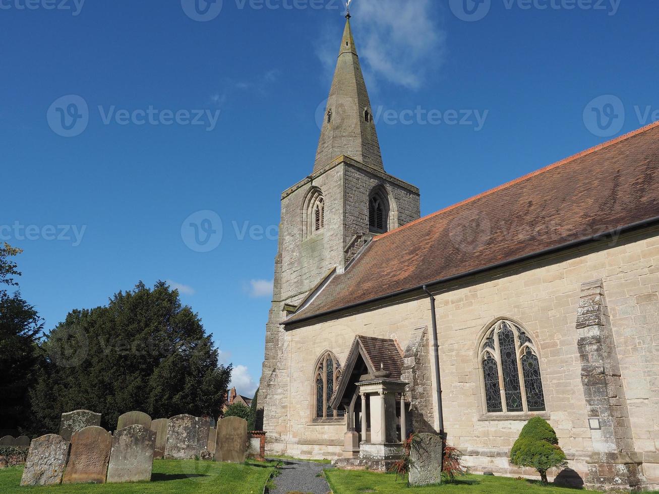 igreja de santa maria madalena em tanworth em arden foto