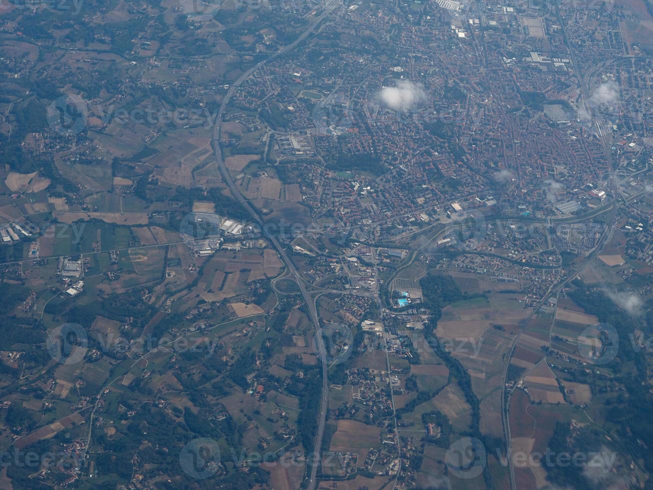 vista aérea de asti foto