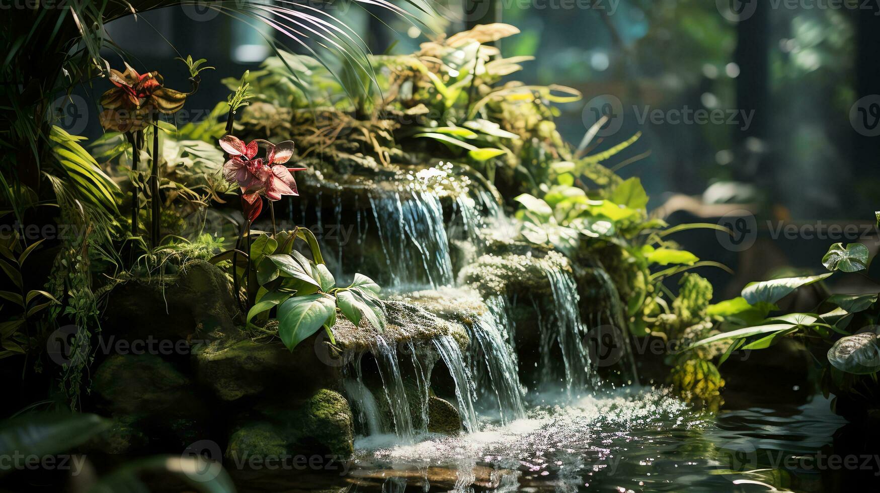 a beleza do natureza ai generativo foto