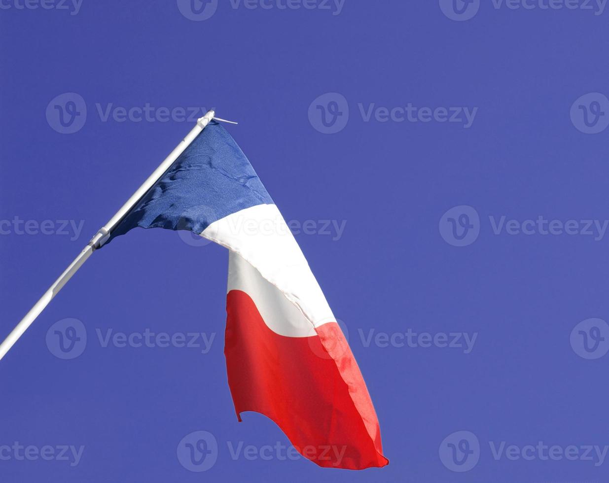 bandeira francesa da frança foto