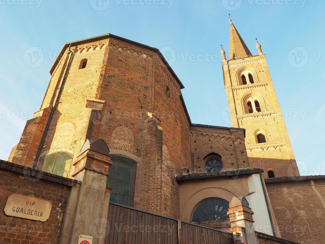 igreja de san domenico em chieri foto