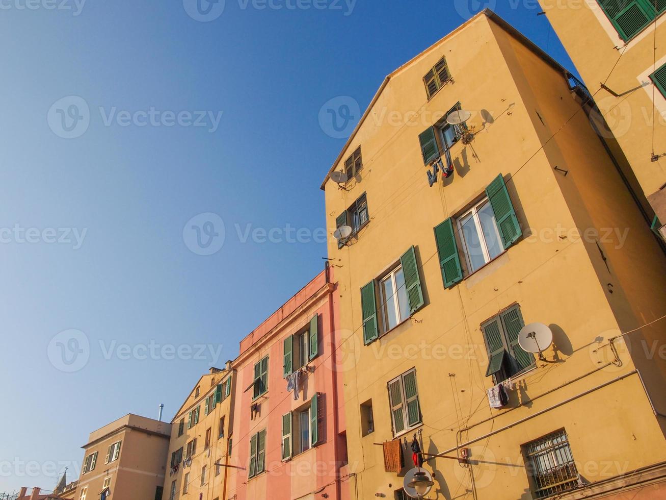 cidade velha de genoa foto