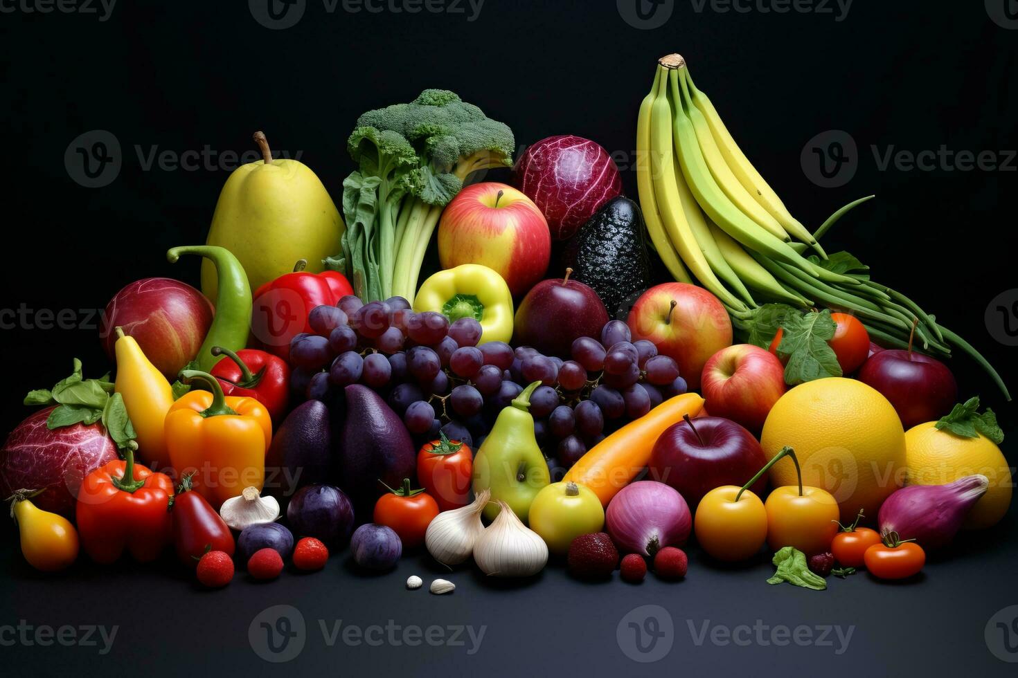 frutas e legumes conhecido para apoiando sexual saúde e vitalidade. generativo ai foto