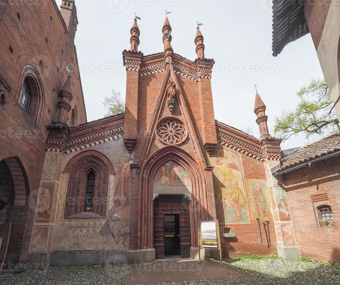 castelo medieval em turin foto