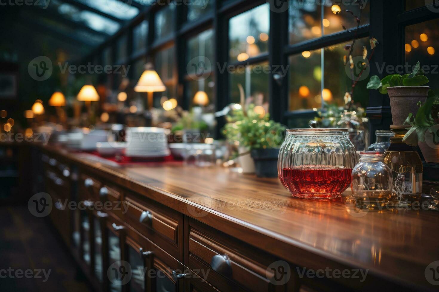 situação dentro a cozinha dentro a manhã profissional publicidade fotografia ai gerado foto