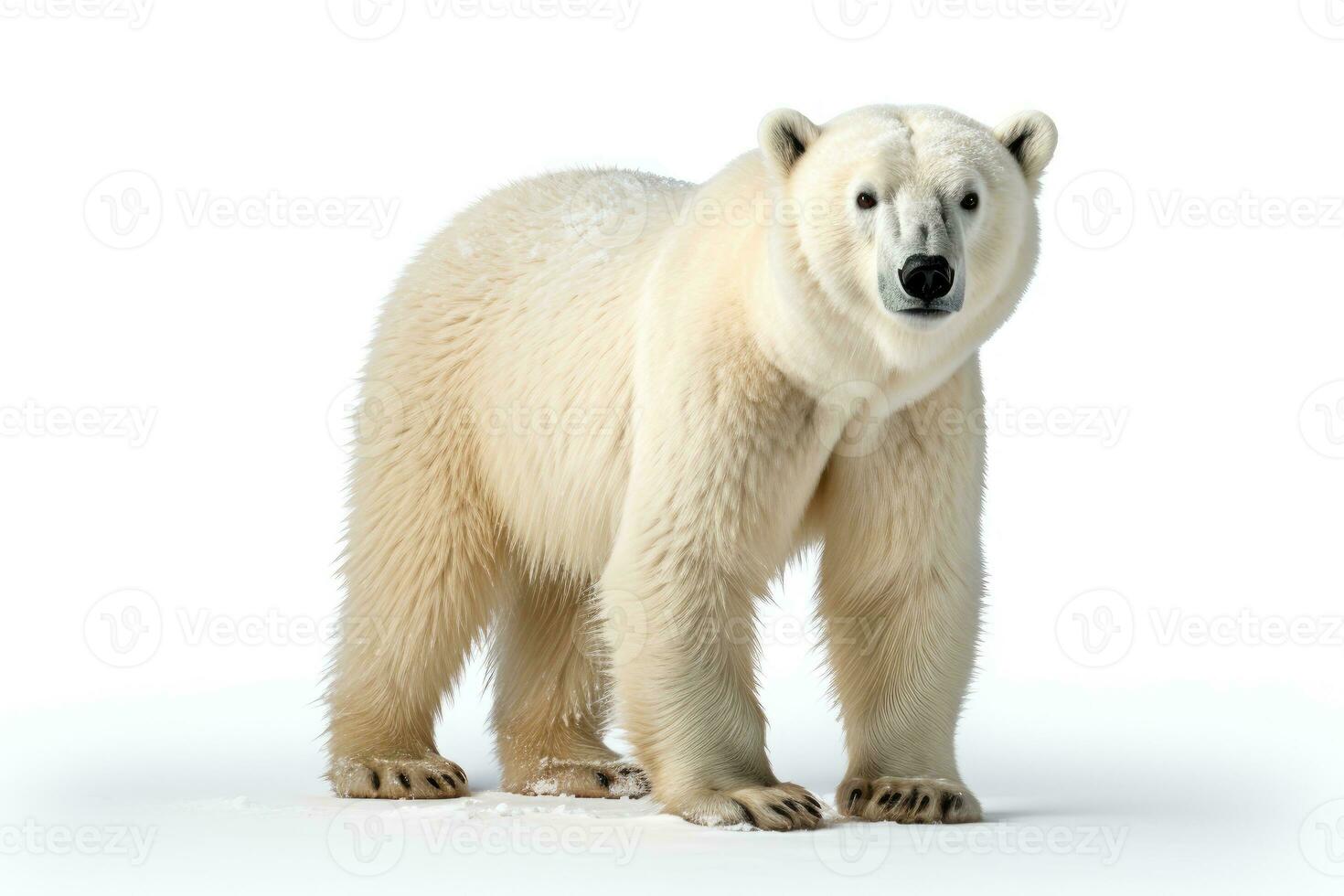 selvagem animal polar Urso perigoso mamíferos profissional publicidade fotografia ai gerado foto