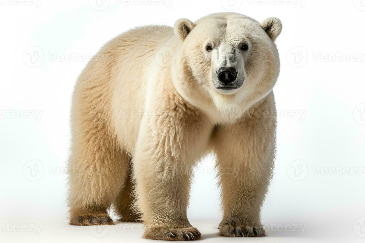 selvagem animal polar Urso perigoso mamíferos profissional publicidade fotografia ai gerado foto