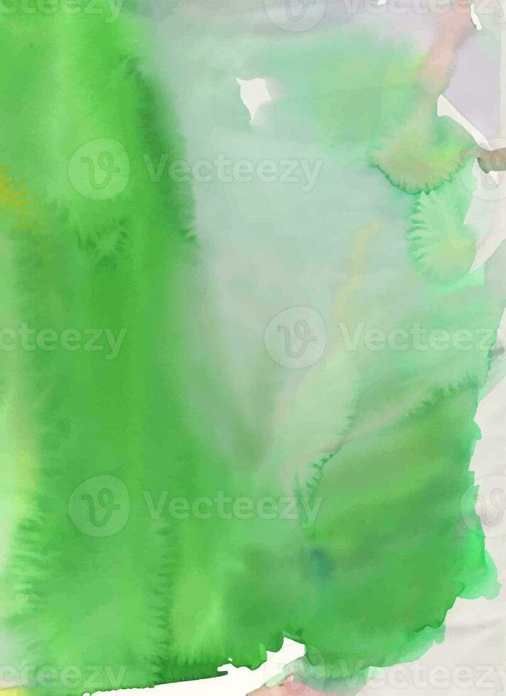 aguarela abstrato verde mancha foto