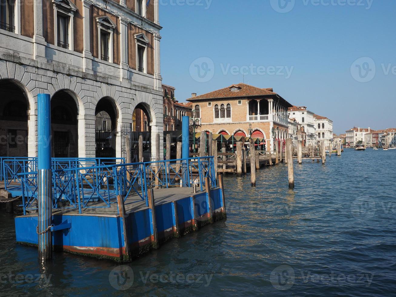 Canal Grande em Veneza foto