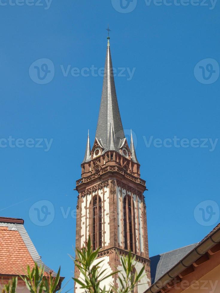 igreja de st elizabeth em darmstadt foto