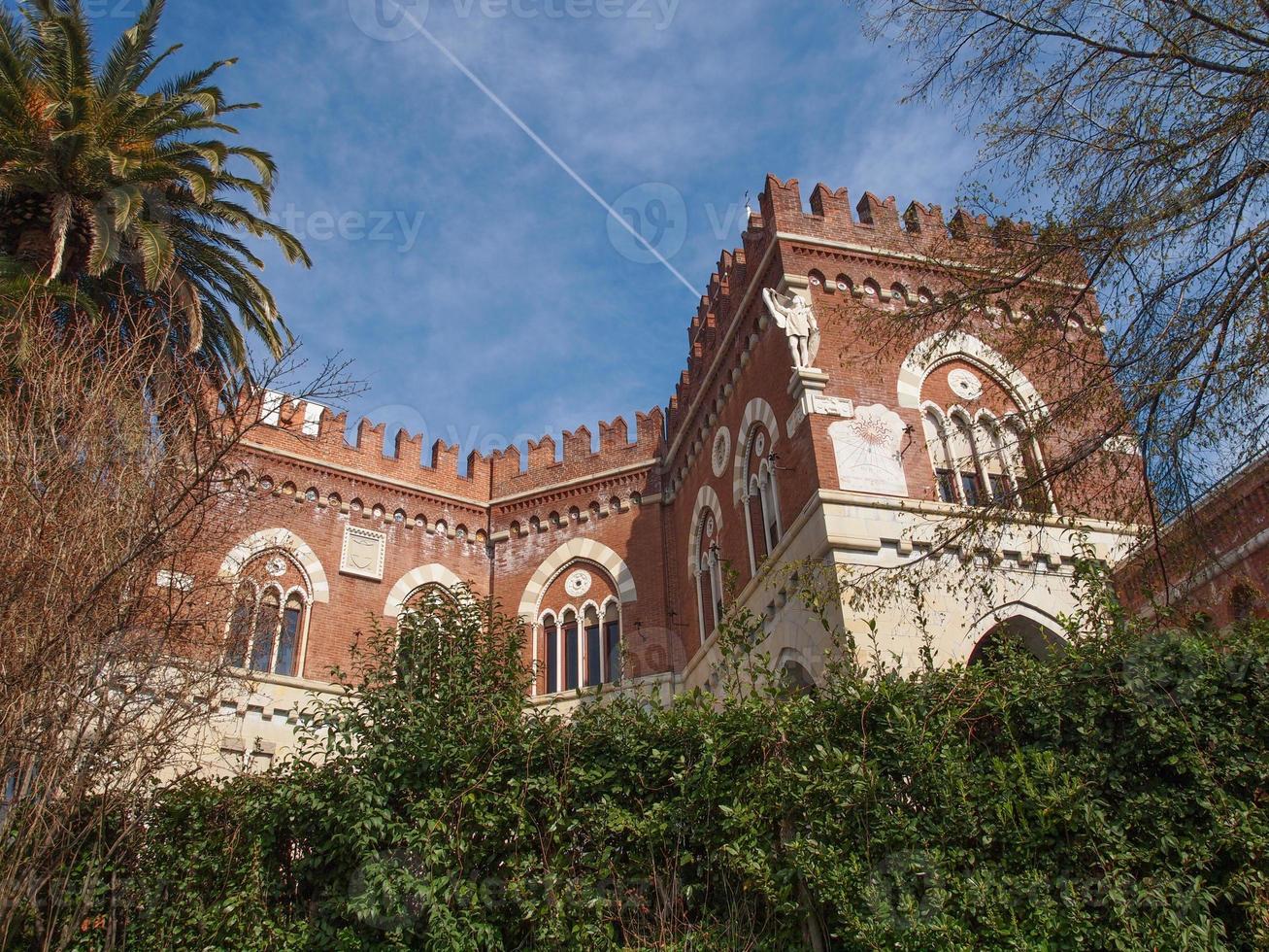 castelo albertis em genoa itália foto