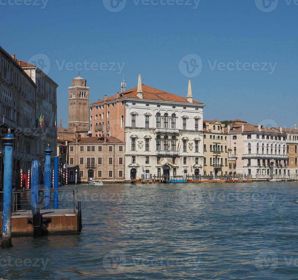 Canal Grande em Veneza foto