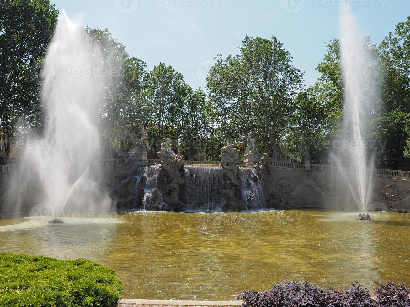 Fontana dei Mesi em Turin foto