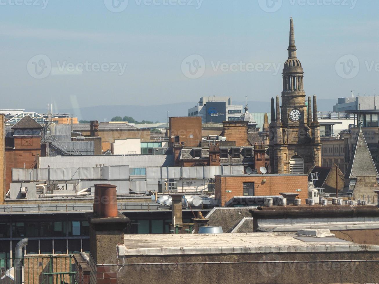 vista aérea de glasgow foto