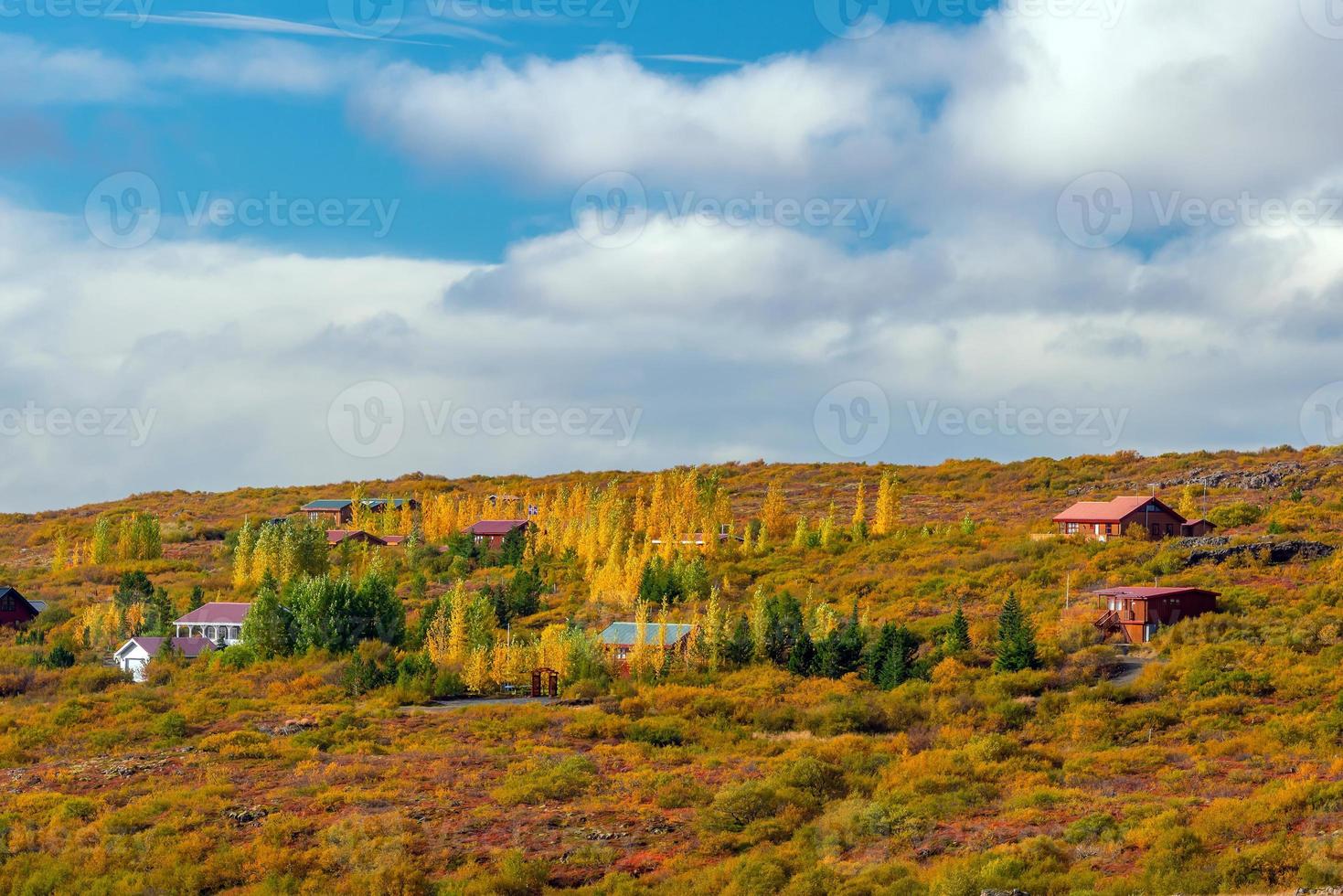 bela paisagem da Islândia, paisagem da natureza islandesa. foto