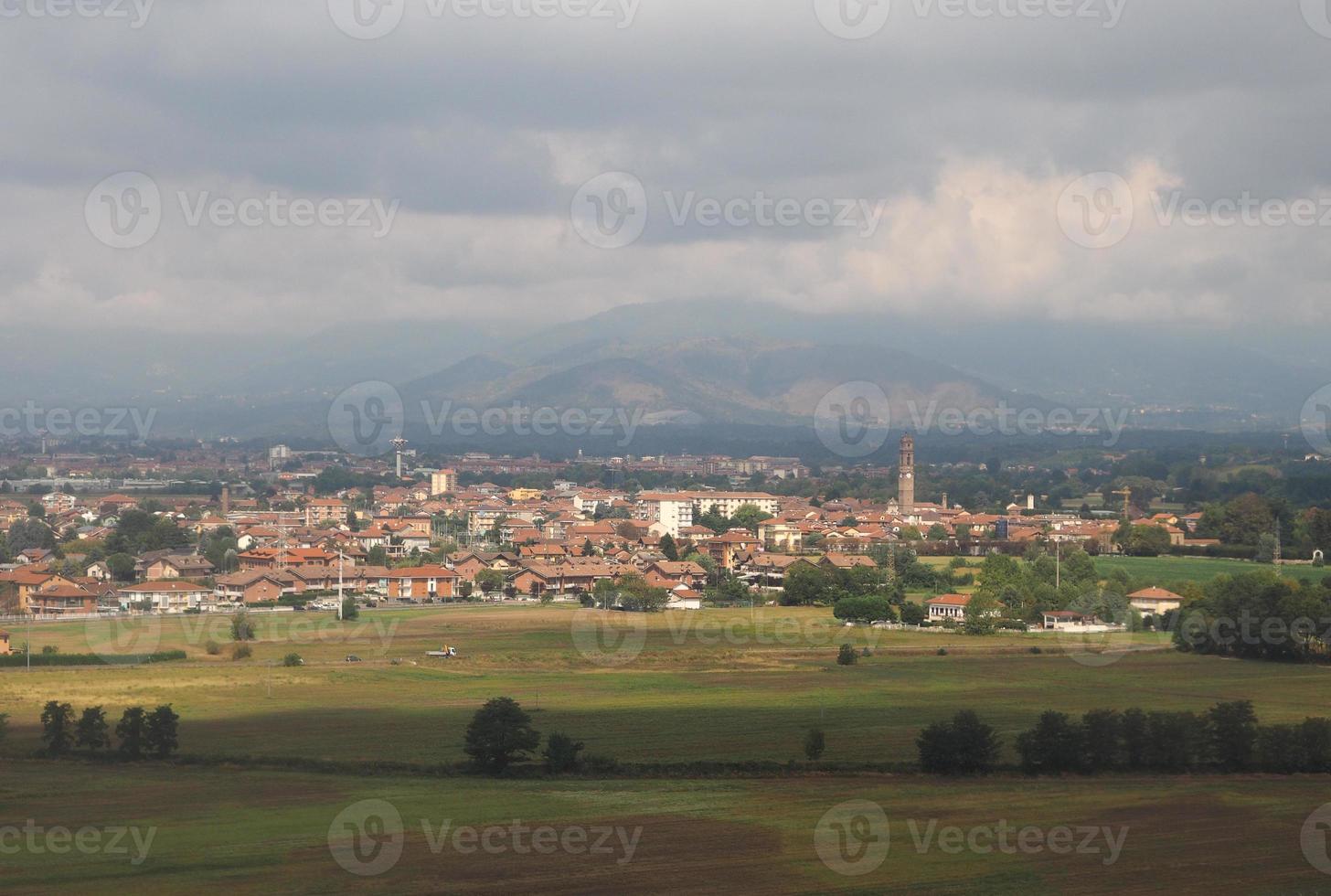 vista da cidade de san francesco al campo foto