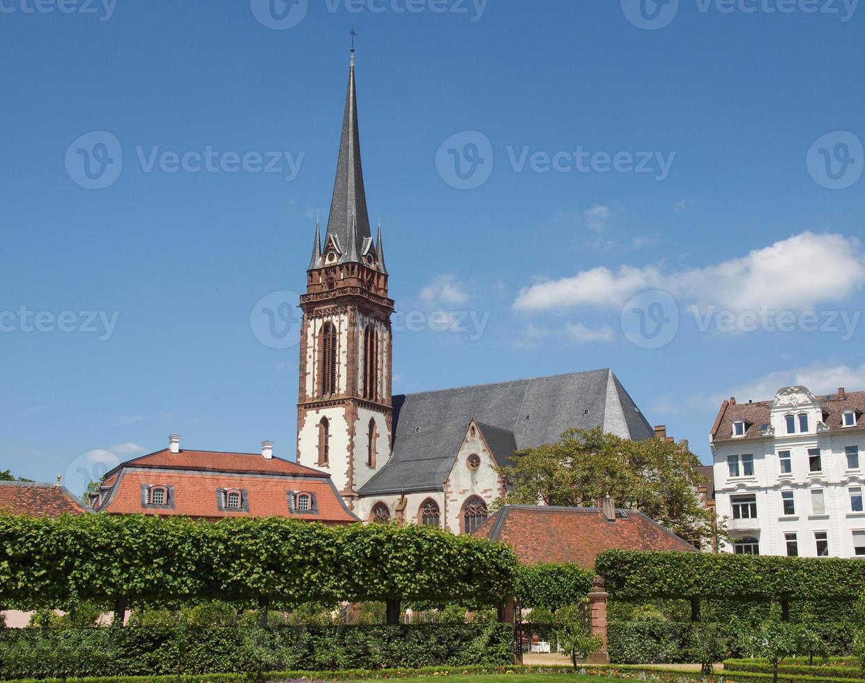 igreja de st elizabeth em darmstadt foto