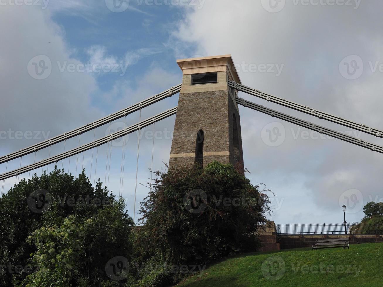 ponte suspensa de clifton em bristol foto