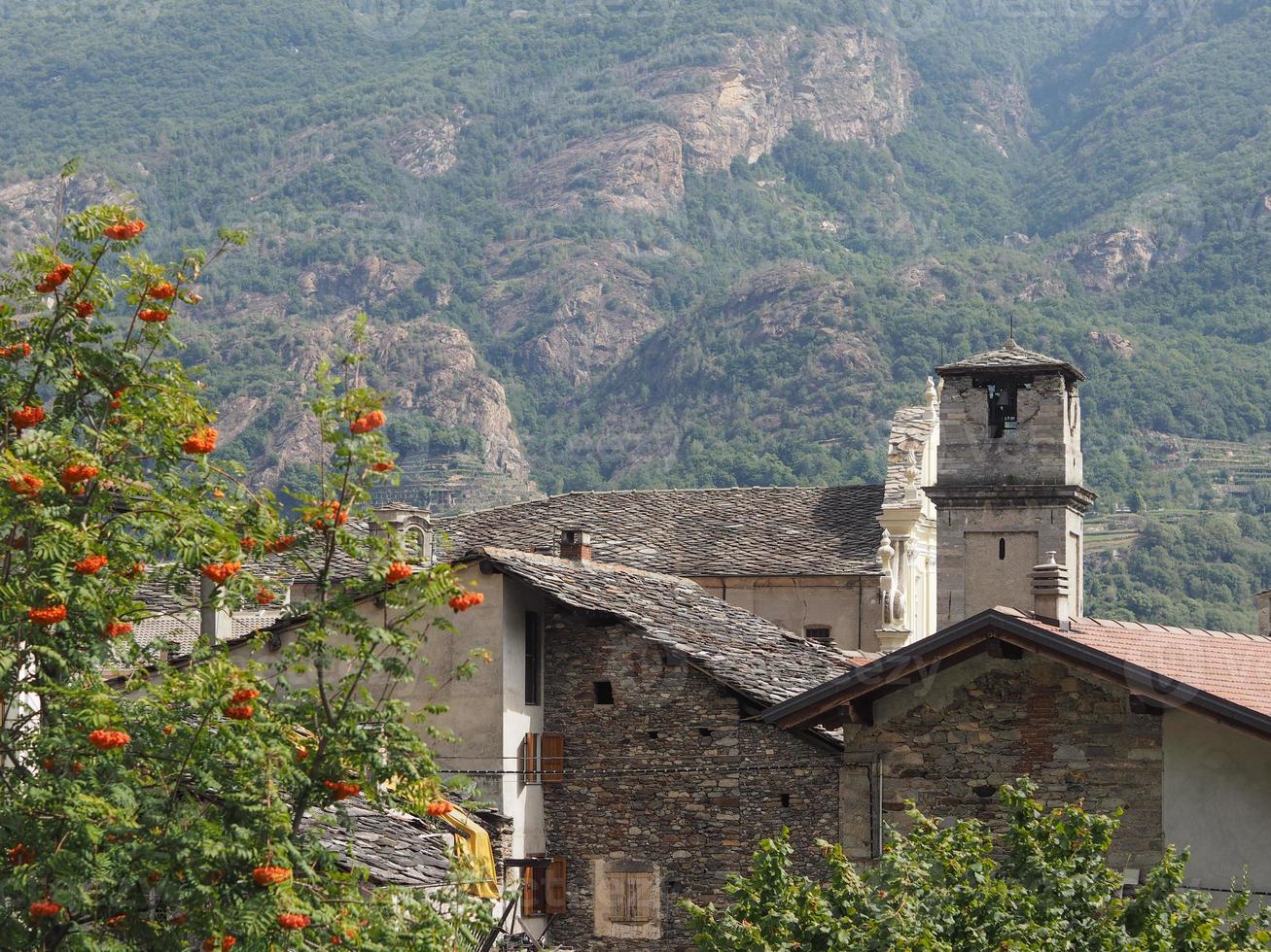 Vale aosta na Itália foto