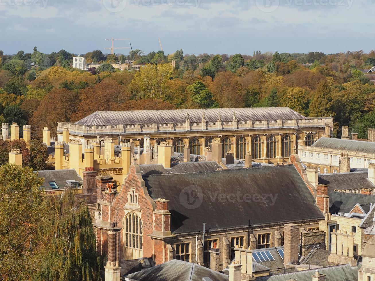 vista aérea de Cambridge foto