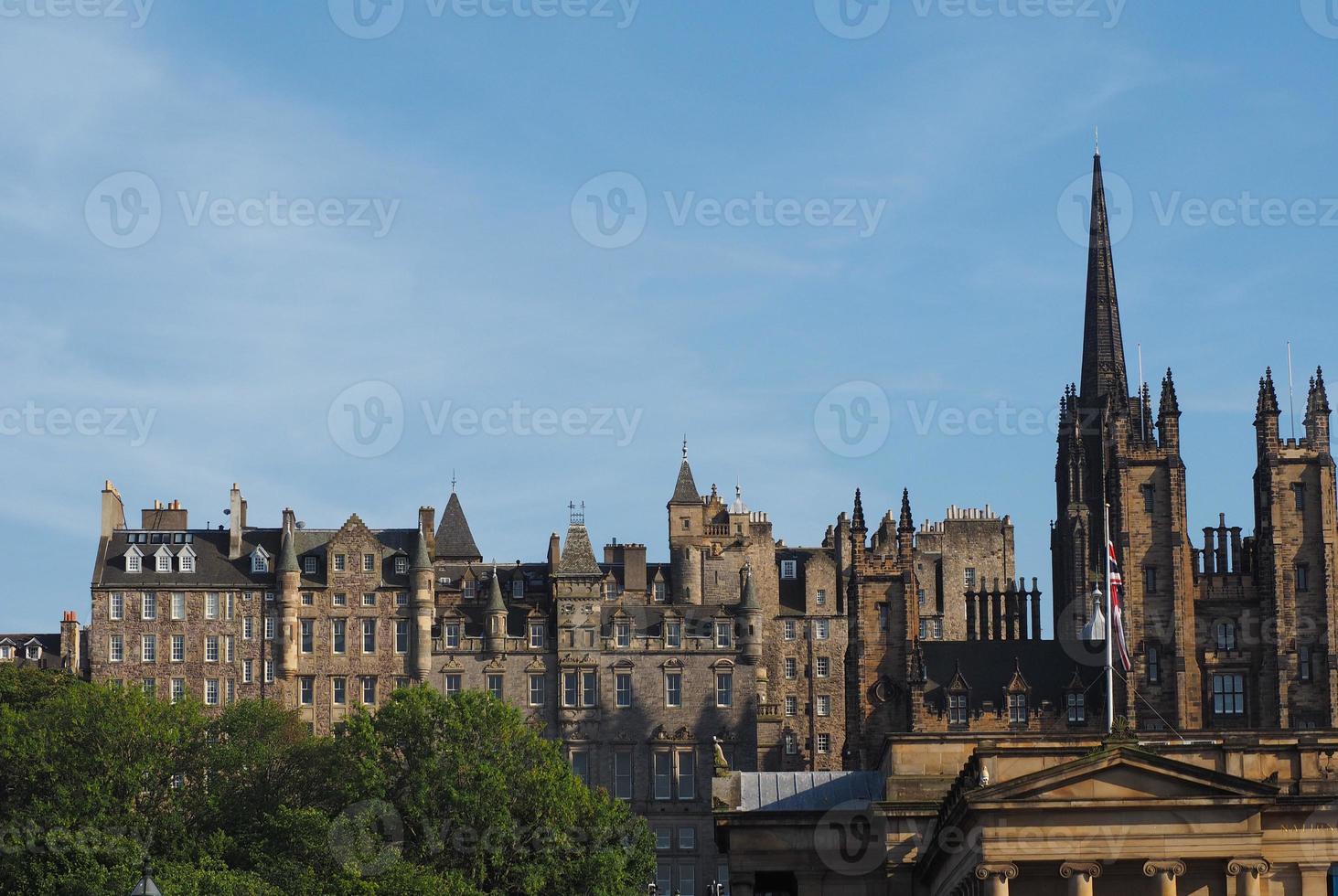 vista da cidade de edimburgo foto