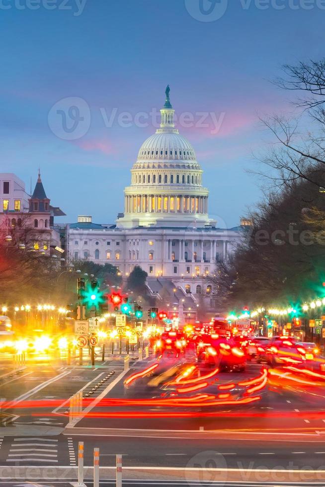 edifício do capitólio dos estados unidos dc foto